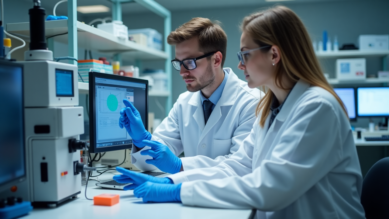 Laboratory work supervised by an expert